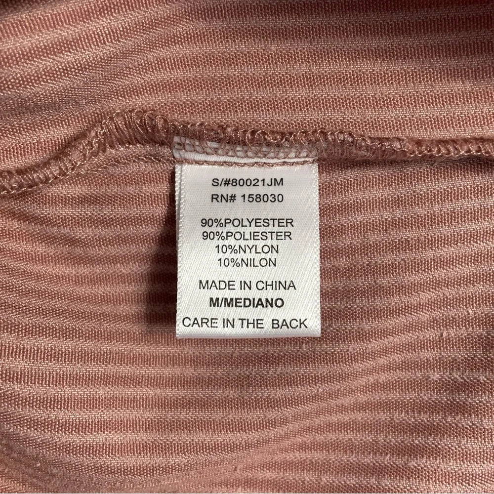 Love Tree Women's Mauve Cropped Corduroy Shacket Jacket Medium NWT - Picture 6 of 8
